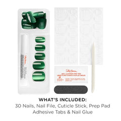 Sally Hansen Salon Effects easy application delivers a flawless finish at home.