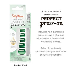 Sally Hansen Salon Effects nourishing glue with vitamins E and B5 for secure wear.