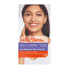 Sally Hansen Wax Kit face strips for quick at-home waxing and smooth skin.