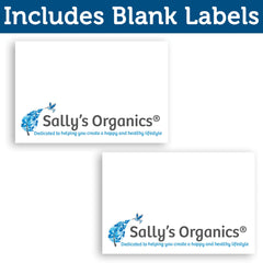 Sally's Organics two-pack spritz bottle keeps DIY cleaners ready.