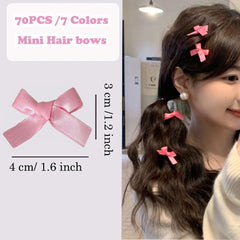 SALOCY white bows demonstrate versatile pairing with any outfit.