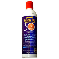 Salon Pro 30 Second Remover Shampoo bottle for fast cleansing between salon sessions.