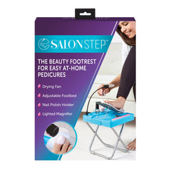 Salon Step beauty footrest angled design for comfortable at-home pedicures.