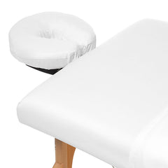 Saloniture face cradle cover keeps the headrest clean between sessions.