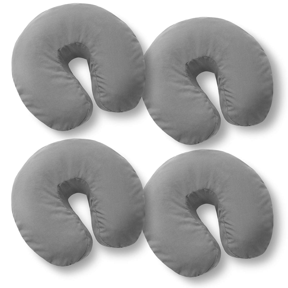 Saloniture four-pack face cradle covers offering soft, breathable comfort for clients.