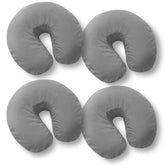 Saloniture four-pack face cradle covers offering soft, breathable comfort for clients.