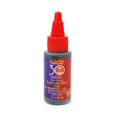 Salon Pro 30 Sec Bonding Glue bottle demonstrates quick-dry formula for secure extensions.