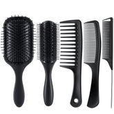 SALON SILK 5PCS paddle brush for smooth detangling and versatile styling