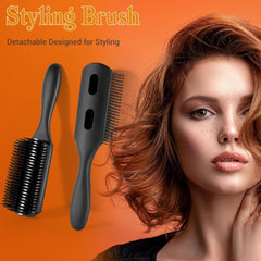 SALON SILK carbon fiber brush set is durable and anti-static