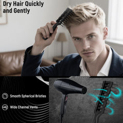 SALON SILK styling comb with smooth edges for precise sectioning and boundaries.