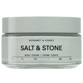 Salt & Stone Body Cream bergamot hinoki jar shows luxurious hydration