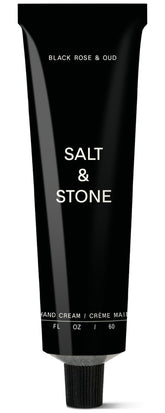 Salt & Stone Hand Cream bottle front for fast-absorbing hydration.