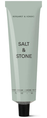 Salt & Stone hand cream jar close-up showing creamy texture for hydration