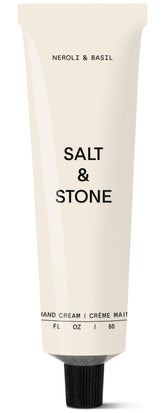 Salt & Stone Neroli Basil hand cream bottle with refreshing hydration.