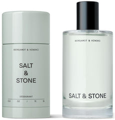 Salt & Stone Signature Scent Duo deodorant bottle with aluminum-free, long-lasting protection.