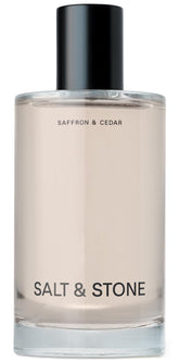 Salt & Stone Body Mist saffron cedar bottle with hydrating unisex fragrance.