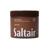 Saltair Multi-Lipid Body Butter jar shows rich texture for deep hydration