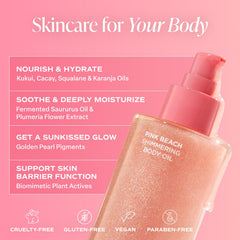 Saltair Pink Beach Scent Coconut Almond Vanilla evokes tropical relaxation.