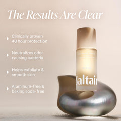 Saltair Serum Deodorant salt water vanilla scent roll-on bottle