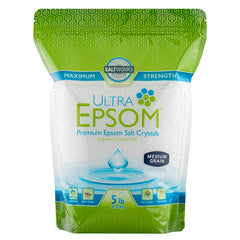 SaltWorks sal de baño medium 80 onzas en bote, ideal para un baño calmante.