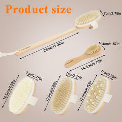 Base de madera natural de SAMEBUTECO para exfoliar con suavidad.