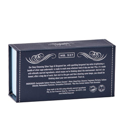Barra con espuma lujosa de San Francisco Soap Company Man Bar para duchas suaves.