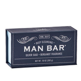 Barra San Francisco Soap Company Man Bar con Sage Bergamot, limpieza profunda para la piel.