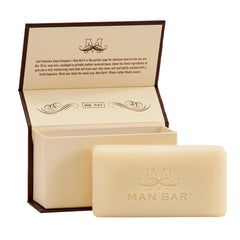 San Francisco Soap Company etiqueta elegante en barra transmite estilo.