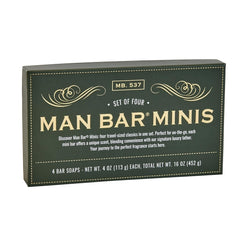San Francisco Soap Company Minis para Hombre: cuatro barras para probar aromas.