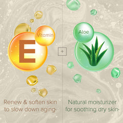 Sanar Naturals Vitamin E capsules closeup for nourishing skin care.