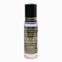 SandTreatsVariety Creed Aventus roll-on oil highlighting blackcurrant for a rich aroma.