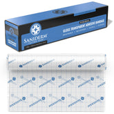 Saniderm Original tattoo bandage applied for clean, quick healing.