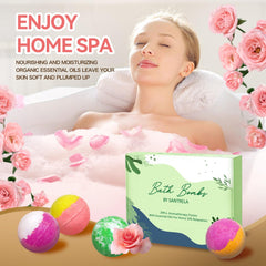 Santrela bomba de baño con ingredientes naturales y cuidado suave
