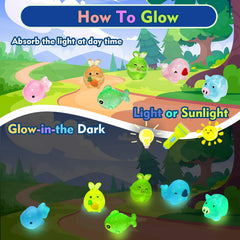 Santrela glow-in-the-dark toy reveal bath bomb for exciting night baths.