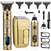 Saoilli professional hair trimmer front view highlighting cordless design for convenient grooming