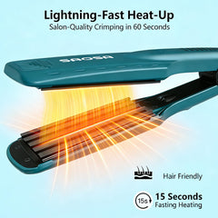 SAOSA crimper displaying 5 temperature settings on LED display