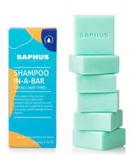 SAPHUS barra champú caspa: ideal para control ligero de la caspa y cabello limpio.