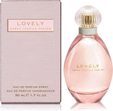 Sarah Jessica Parker Lovely bottle front view showing premium packaging on display