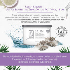 Satin Smooth At-home waxing kit image emphasizes convenient DIY skin-friendly waxing.