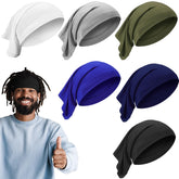 SATINIOR gorro elástico para trenzas en amarillo, uso cómodo para dormir