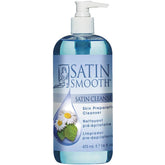SATIN SMOOTH limpiador predepilación en botella, piel limpia y lista para depilación