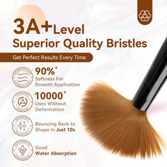 SAVILAND acrylic brush set in milk cow design adds playful style to nail art sessions.