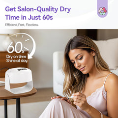 SAVILAND 600W dryer showing dual heating and cooling modes for fast cure