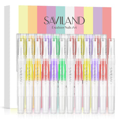 SAVILAND Lápiz de aceite para cutículas, aplicación precisa para uñas sanas