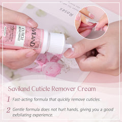 SAVILAND aceite cutículas 30 ml con gotero para hidratar uñas