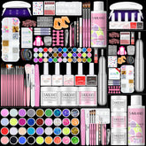 SAVILAND acrylic nail kit contents for a complete home manicure