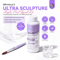 SAVILAND brocha uñas número 12, control preciso para bolas de acrílico.