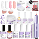 SAVILAND Builder Nail Gel Kit — clear gel for natural-looking, durable nails.