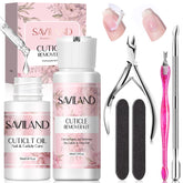 SAVILAND crema quitacutículas 60 ml, suaviza para manicura en casa