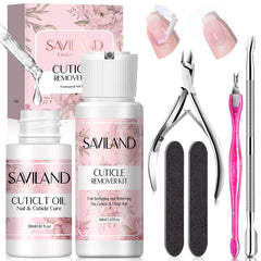 SAVILAND crema quitacutículas 60 ml, suaviza para manicura en casa
